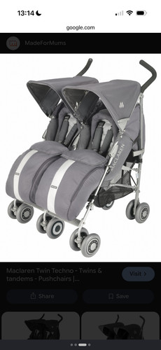 Maclaren techno double buggy - maclaren,
